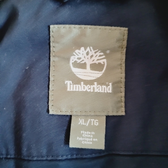 Timberland Navy Cotton Canvas Jacket - Picture 9 of 14